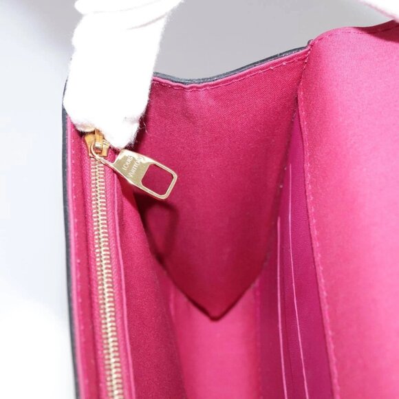 LOUIS VUITTON Pochette Louise EW Bag Patent Rose Andian M94270 LV Auth bs21225V - Picture 13 of 16